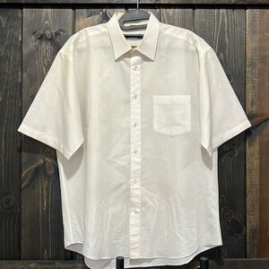 Versace Classic V2 Shirt Vintage Dress Button Down White Embroidered 17‎ Short